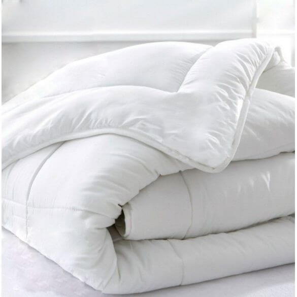 Couette hiver coton percale quality gel - 240 x 220 cm - 450g/m² Made in  France