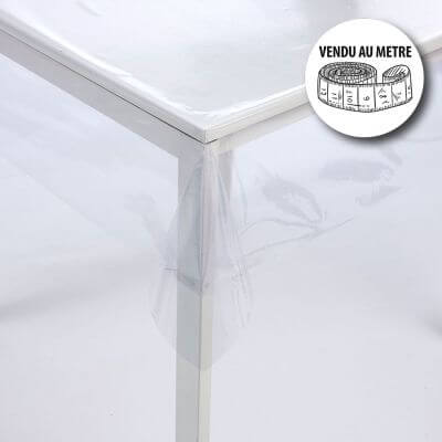 Nappe - Cristal transparent rectangle - 140 x 240 cm - Garden