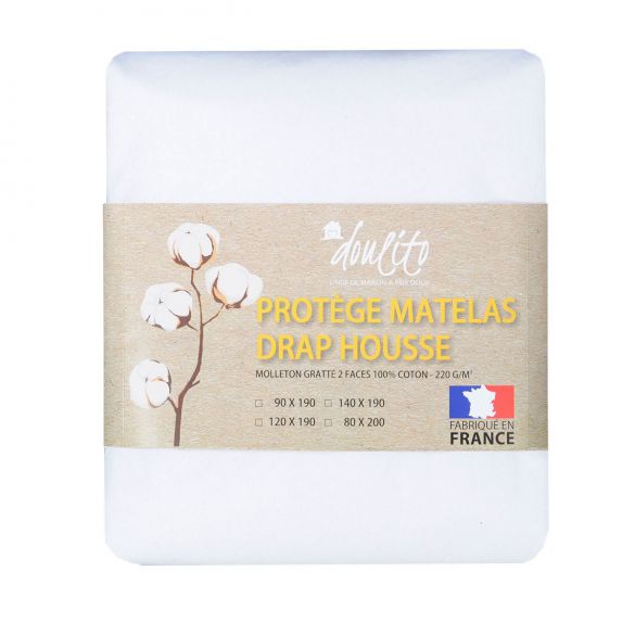 Protège-matelas lit electrique Doulito 120x190 cm France