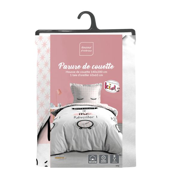 Drap Housse blanc 100% coton 140x200 cm TEX HOME : le drap housse à Prix  Carrefour