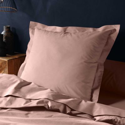 Taie d'oreiller - Carrée - 60 x 60 cm - Différents coloris Poudre