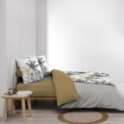 Housse de couette 240x260 cm + taies - Palmiers