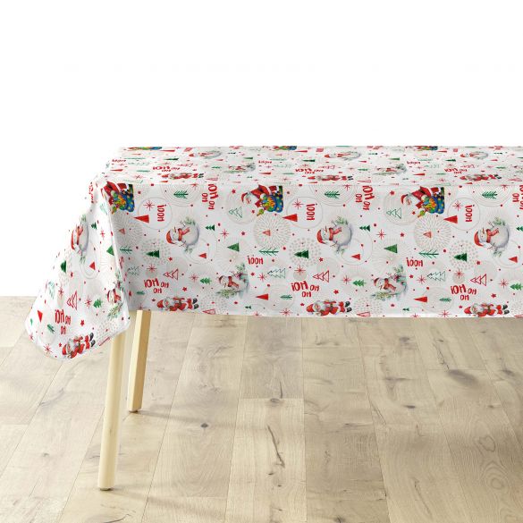 Toile cirée au mètre - Largeur 140 cm - Père Noël et bonhomme de neige