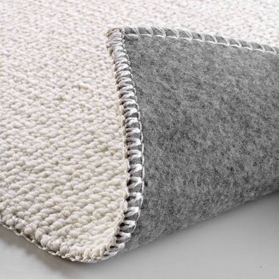 Tapis bouclette lavable - 160x230 cm - Naturel