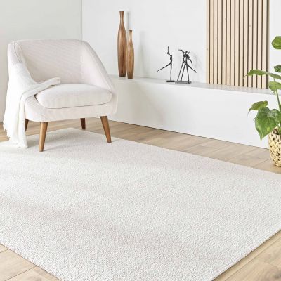 Tapis bouclette lavable - 160x230 cm - Naturel